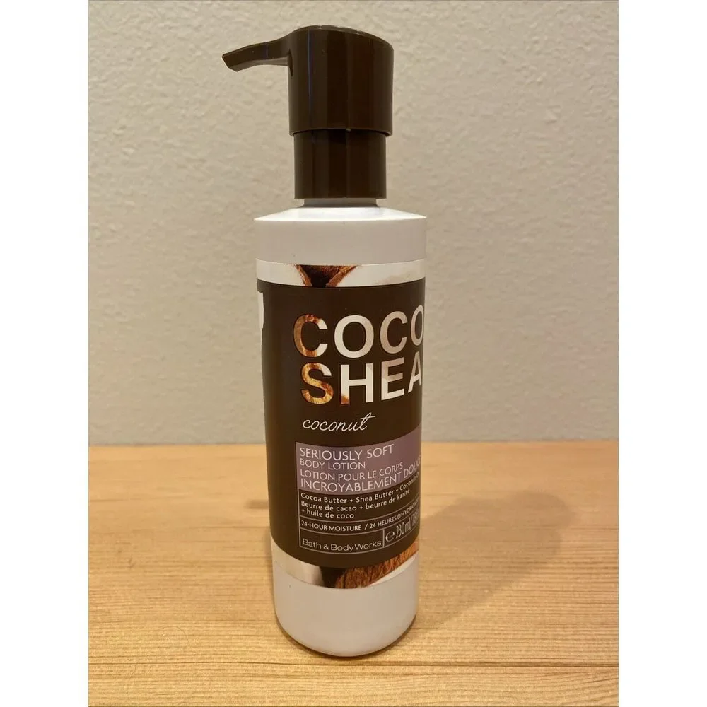 Bath & Body Works COCO SHEA Coconut Seriously Soft Body Lotion‎ 7.8 oz NEW Rare